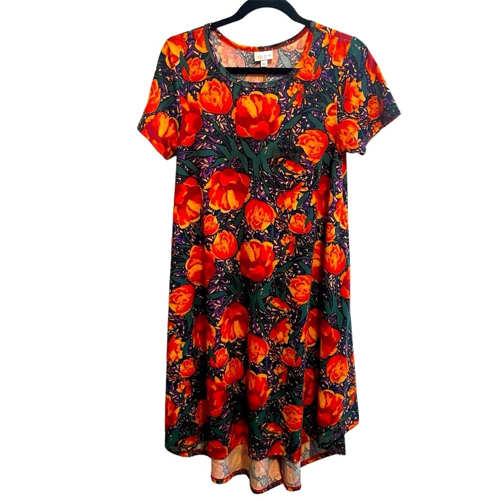 Lularoe Carly floral dress size XS